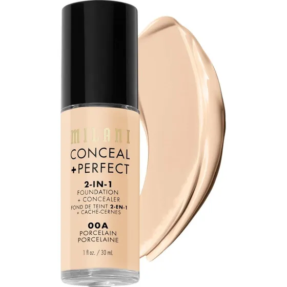 Milani Conceal & Perfect 2-in-1 Foundation - Porcelain