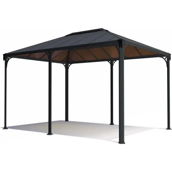 Palram Canopia Martinique 5000 Pavillon 493 x 359 cm - Antracitgrå