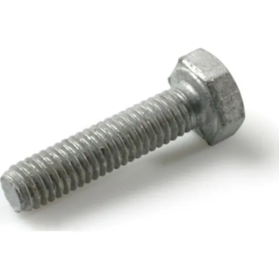 Arvid Nilsson Sætskrue M6 x 20 mm, 6-kant, varmgalvaniseret, 500 stk.