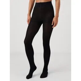 FALKE Family Tights – Bomuldsstrømpebukser, Sort