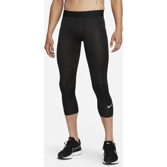 Nike Pro Dri-FIT 3/4 Tights - Smoke Grey/Black