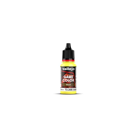 Vallejo Game Color Wash - Yellow - 18ml