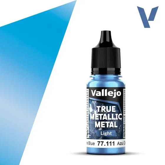 Vallejo True Metallic Metal Light - Sapphire Blue - 18ml