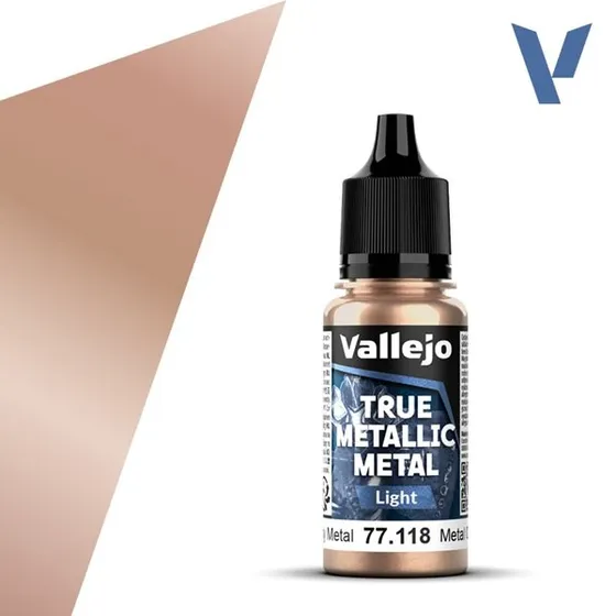 Vallejo True Metallic Metal: Light Rusty Metal - 18ml