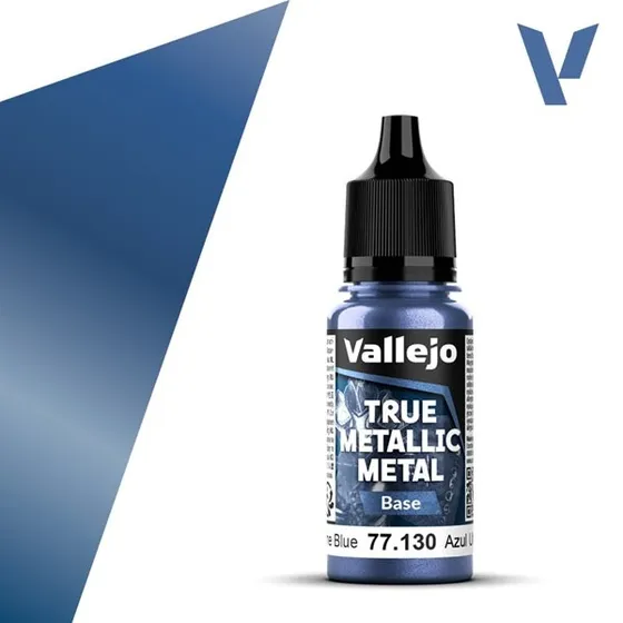 Vallejo True Metallic Metal: Ultramarine Blue Base - 18ml