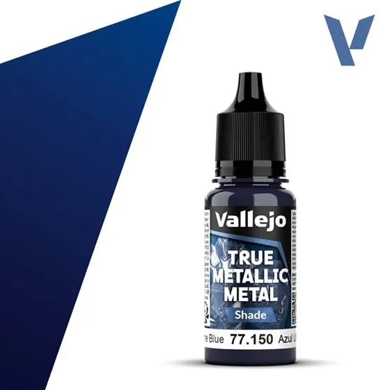 Vallejo True Metallic Metal Shade - Ultramarine Blue (18ml)