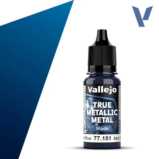 Vallejo True Metallic Metal: Sapphire Blue - 18ml