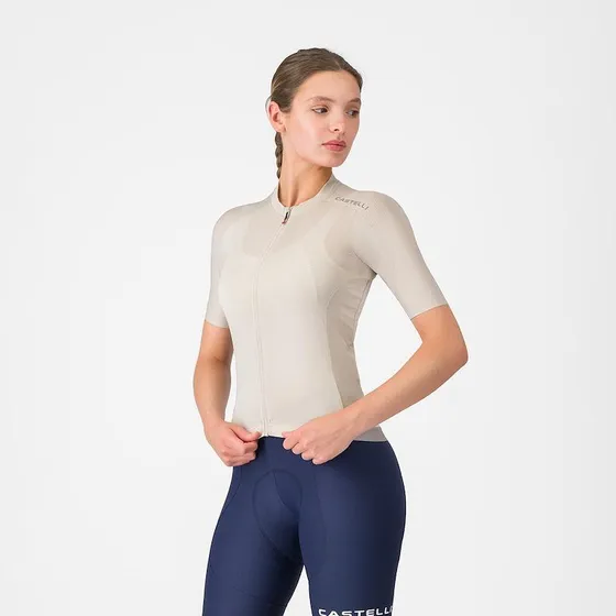 Castelli Espresso 2 W Cykeltrøje - Silver Moon - Dame