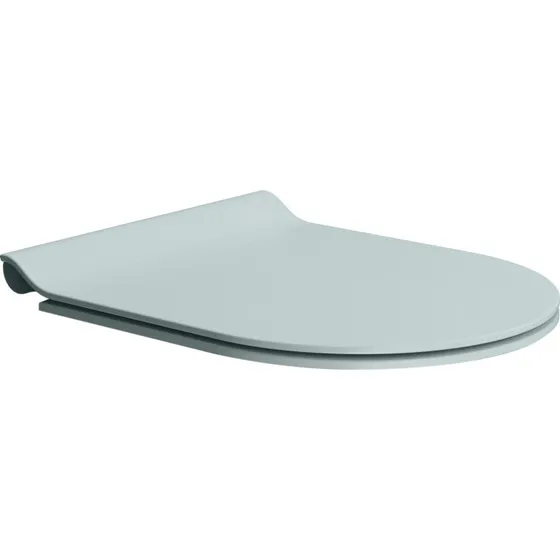 GSI Slim toiletsæde, mat lysegrøn med soft close og quick release