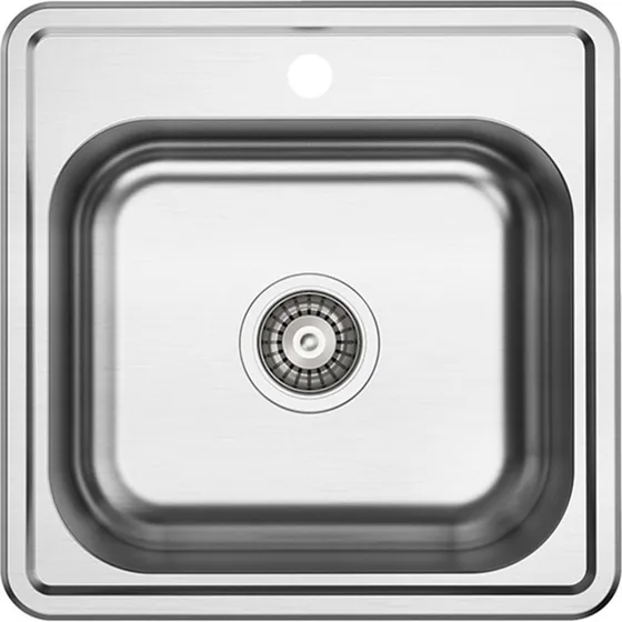 Lavabo LA 410 køkkenvask i rustfrit stål, 48,5x48,5 cm