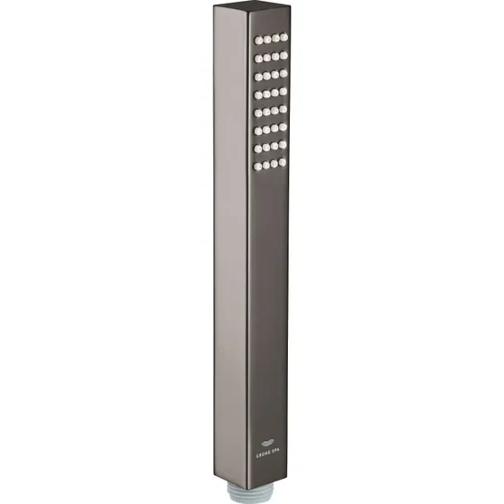 Grohe Aqua Cube håndbruser, vandbesparende, poleret sort krom