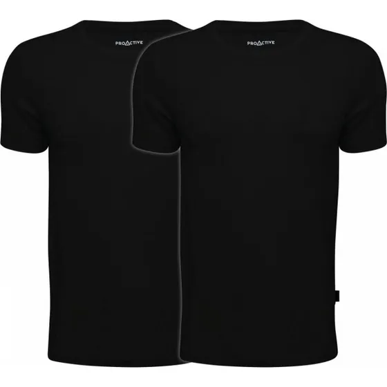 ProActive bambus T-shirts 2-pak sort herre