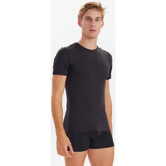 JBS 2-pak bambus t-shirts med rund hals, sort