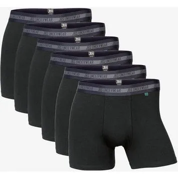 JBS 6-pak bambus boxershorts til mænd - Sorte