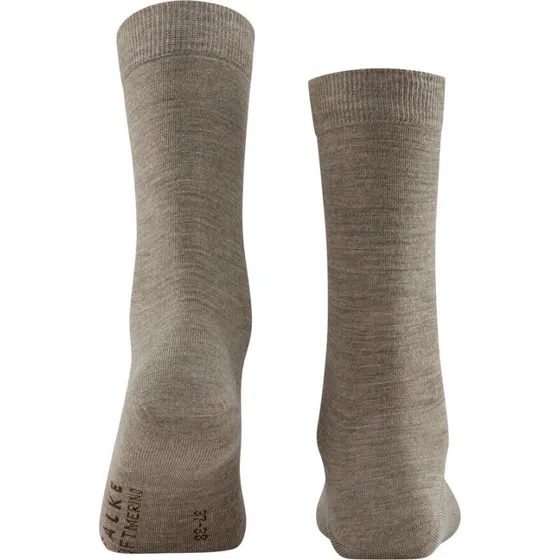 Falke Softmerino Ankelstrømpe - mørkebrun