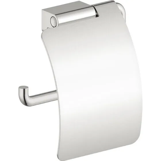 Damixa Zen toiletrulleholder i stål med låg