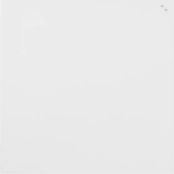 NAGA PURE White magnetisk glastavle 100x100 cm