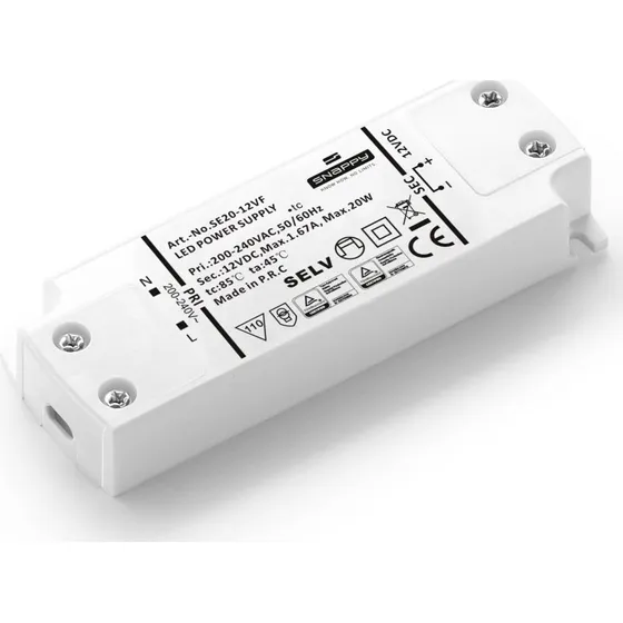 Snappy LED Driver 12V 20W DC