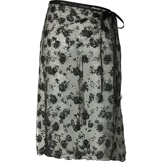 Pieces Natasja Blonde-sarong – Sort