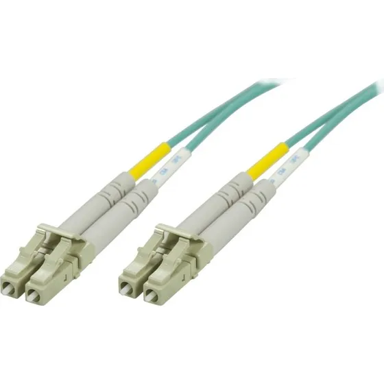 Deltaco LC-LC OM3 Multimode Fiberkabel, 10m, Duplex