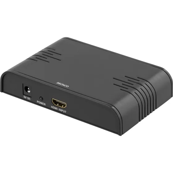 Deltaco HDMI til SCART signalkonverter, 1080p, sort