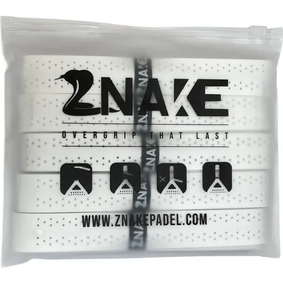 Znake Viper Padel Overgrip 5-pack - Hvid