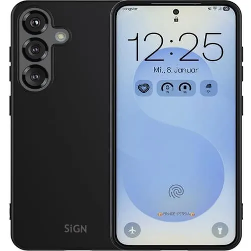SiGN Liquid Silikonecover til Samsung Galaxy S25 - Sort