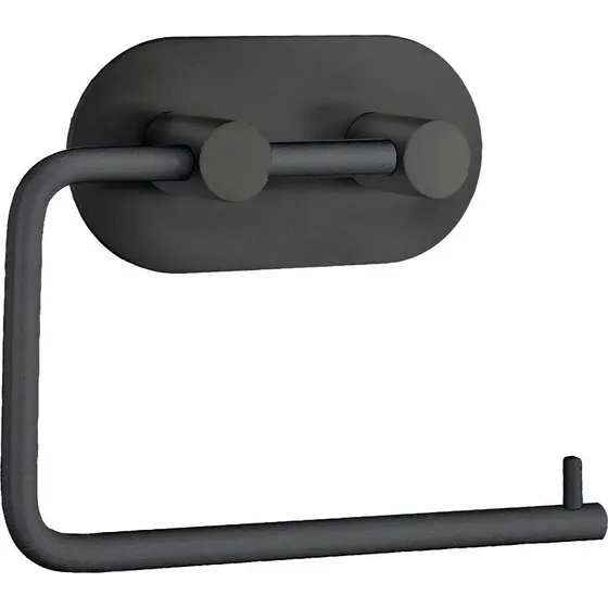 Beslagsboden Toiletrulleholder, mat sort