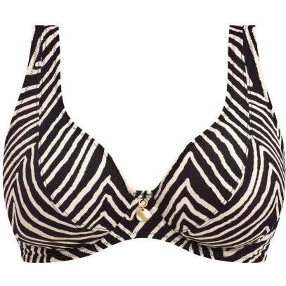Freya Fiji Falls UW High Apex Bikini Top (F–K) – Sort