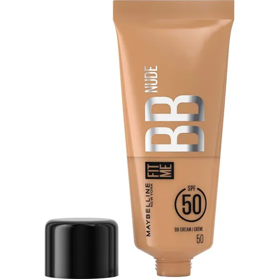 Maybelline New York Fit Me Nude BB Cream SPF50, Farve: 50