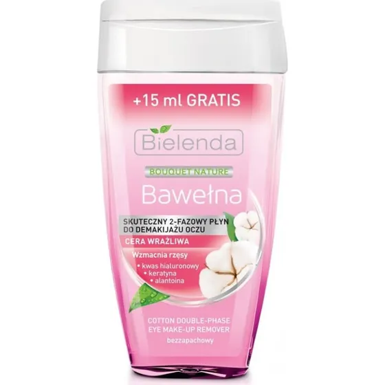 Bielenda Organic Cotton Plantation 2-faset øjenmakeupfjerner 125 ml