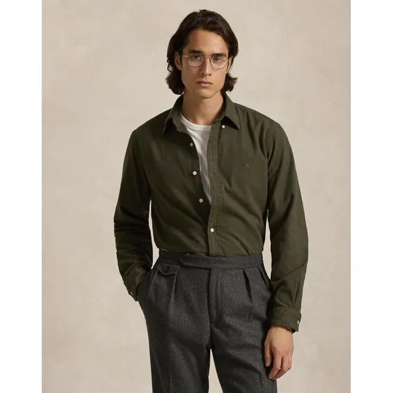Polo Ralph Lauren Custom Fit Brushed Flannel - Ranger Green