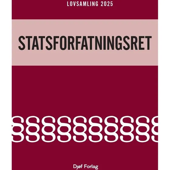 Lovsamling - Statsforfatningsret 2025 - Michael Hansen Jensen