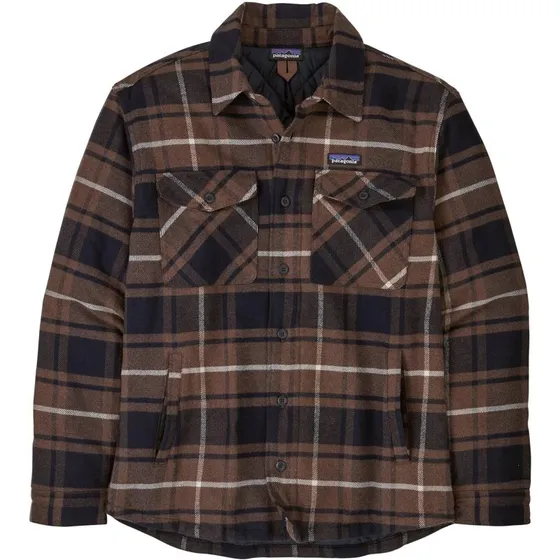 Patagonia M's LW Insulated Fjord Flannel Shirt – Molasses Brown