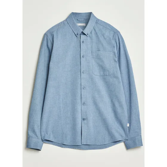 Knowledge Cotton Apparel Flannelskjorte 100% GOTS, Chocolate Torte