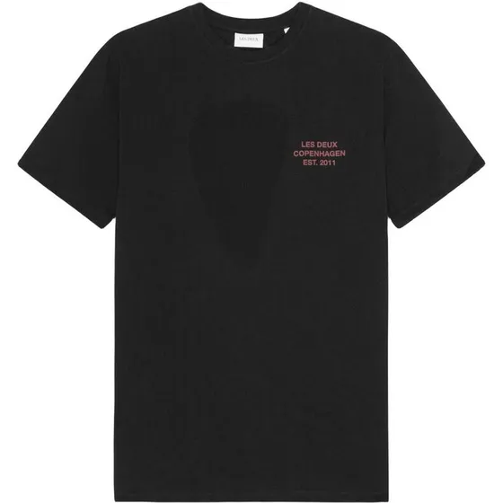 Les Deux Copenhagen 2011 T-shirt — sort, slim fit, 100% bomuld