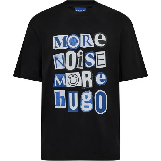 HUGO Notix T-shirt – sort, blød bomuld