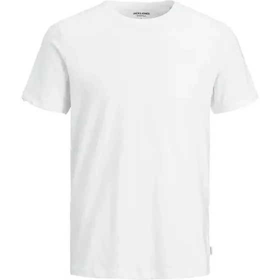 JACK & JONES eOrganic Basic kortærmet T-shirt, hvid, S