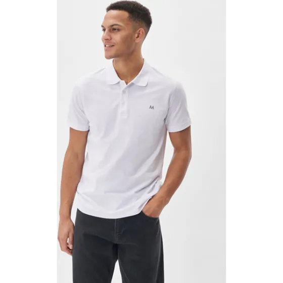 Matinique POLEO MELANGE poloshirt - hvid, regular fit