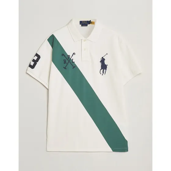 Ralph Lauren Custom Slim Fit Big Pony Mesh Polo, Grøn