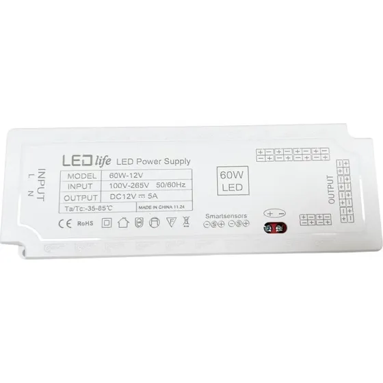 LEDlife 60W strømforsyning til Sono, Cabi68 og Reco møbelspot