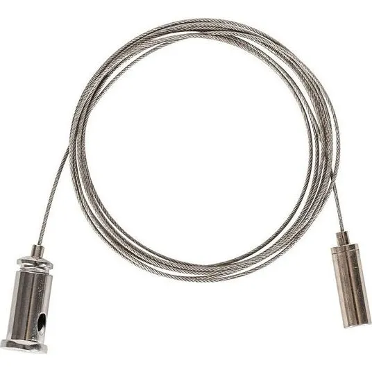 Wire ophæng til armatur - 1,5 meter, justerbar højde, 2 stk
