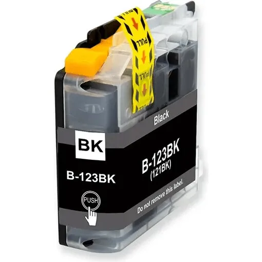 Brother LC123BK sort kompatibel printerpatron (op til 600 sider)