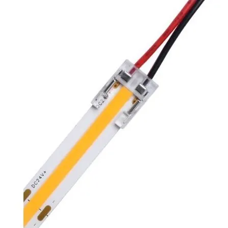 Lavprofil startstik til LED strip - 10mm COB, IP20, 5V-24V