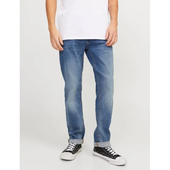Jack & Jones Tim Slim Straight Jeans – Blue Denim