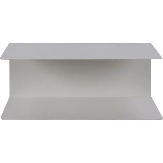ACT NORDIC Joliet væghylde i hvidt metal - 35x20x14 cm