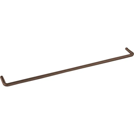D Line håndklædestang, 65 cm, børstet bronze