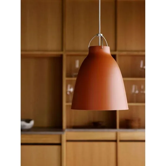 Fritz Hansen Caravaggio™ P2 Pendel Mat Rusty Rød