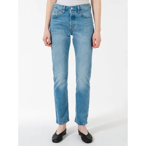 Levi's 501 Original Jeans - Straight, Mid-rise, 100% bomuld