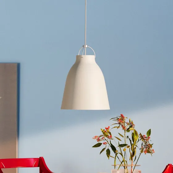 Fritz Hansen Caravaggio P3 pendellampe, mat hvid
